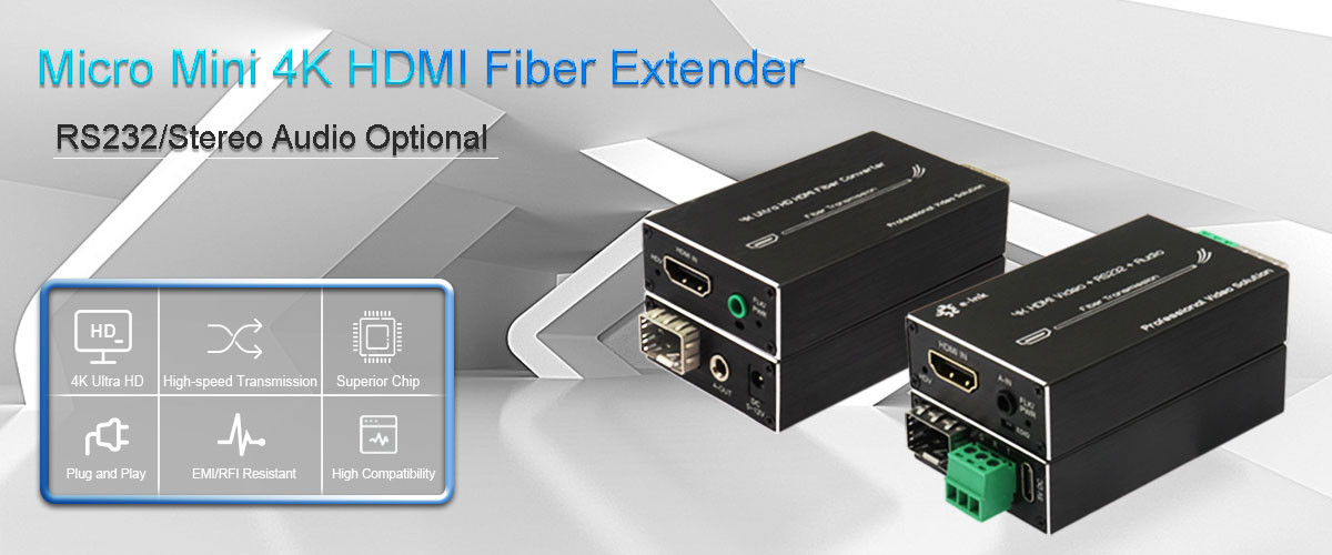 HDMI ผ่าน Extender ไฟเบอร์ออปติก