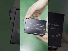 ตัวแปลงสื่อ Gigabit Ethernet พร้อมไฟเบอร์มัลติโหมดและโหมดเดี่ยว