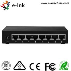E- Link Unmanaged 8 RJ45 Port Gigabit Poe Switch Auto Negotiation Supporting Auto-MDI / MDIX