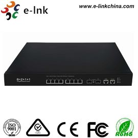 BCM Chip Power Over Ethernet Gigabit Switch L2 Managed 8 Port 1G / 10G Base -T