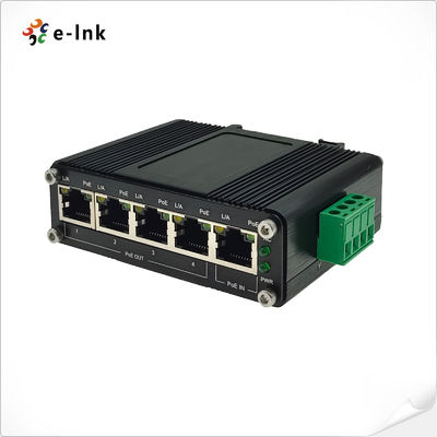 1 Port 14.88Mpps 100TX Ethernet POE Switch 125W 4 Port 802.3at