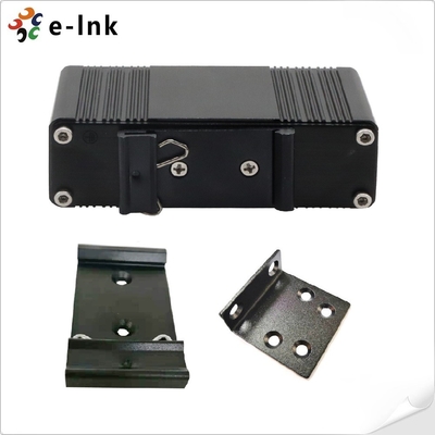 Industrial Harden Gigabit 802.3bt 95W Power Over Ethernet Splitter 24VDC Output Din Rail