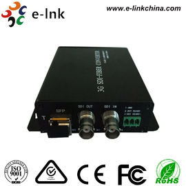 SD / HD /3G SDI To Fiber Optic Asi Converter , Sdi To Optical Fiber Converter