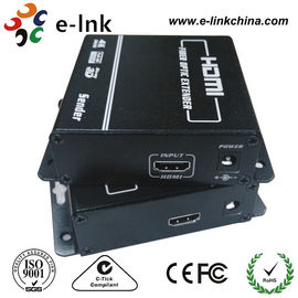 LC Connector HDMI Over Fiber Optic Extender , Hdmi To Cat5 / Cat6 Extender Converter