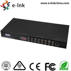 16 Port Unmanaged PoC switch 16 Port BNC + 1 Port 10/100/1000Base-TX + 1 Port 1000M SFP