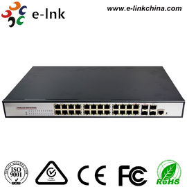 650W Rugged Ethernet Switch 22 Port 10 / 100 / 1000Base-T + 2 Combo + 2 (1000M) SFP