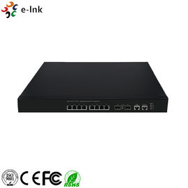 BCM Chip Power Over Ethernet Gigabit Switch L2 Managed 8 Port 1G / 10G Base -T