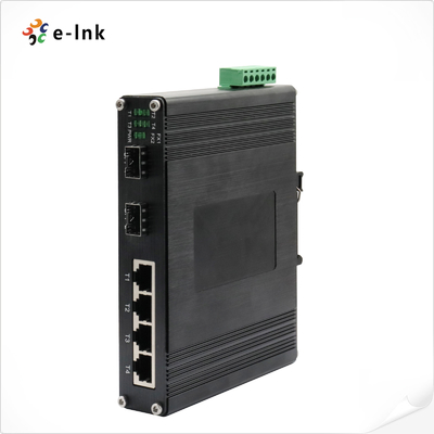Industrial 4-port 10/100Base-T + 2-port 100BASE-FX Ethernet Switch