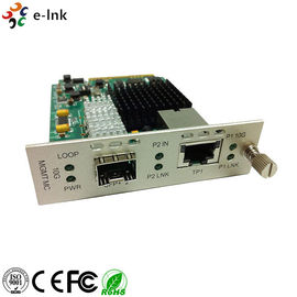 10G Fiber Ethernet Media Converter Standalone SFP+ To UTP 10G Small Portable Size Case