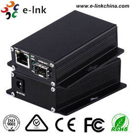 Entry Level Fiber Optic Cable Ethernet Converter 10 / 100/1000 Base -TX To 1000 Base -FX