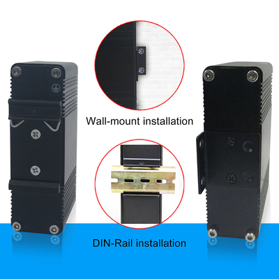 Gigabit Ethernet PoE Splitter with 12VDC Output, Plug-and-Play Design with IEEE802.3at