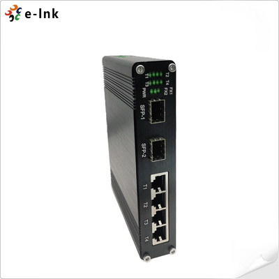 Industrial Ethernet Switch with 4 TP Ports and 2 Fiber Ports for Integrating Networks
