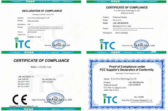 Mini Industrial SFP to 2xGigabit Ethernet Media Converter -40~75°C