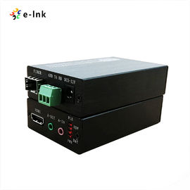 1 Channel	Fiber Optic Ethernet Extender Bidirectional Audio RS232 3 Pin Terminal Block