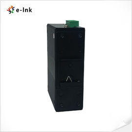 IP40 Aluminum Case Industrial Ethernet POE Switch 8 Ports With 100 / 1000 Base-X SFP