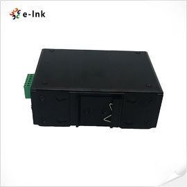 IP40 Aluminum Case Industrial Ethernet POE Switch 8 Ports With 100 / 1000 Base-X SFP