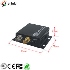 20KM Mini HDSDI To Fiber Optic Converter RS422 Loop Out Single Mode Fiber FC Connector