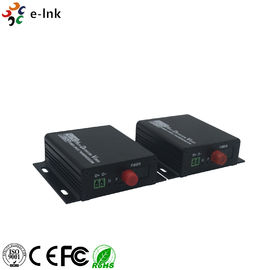20KM Mini HDSDI To Fiber Optic Converter RS422 Loop Out Single Mode Fiber FC Connector