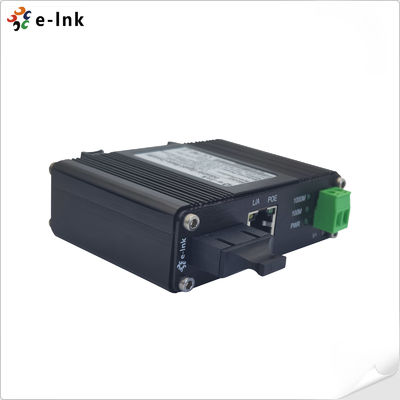 DIN Rail RJ45 3W Industrial Ethernet Media Converter 1000Base-T