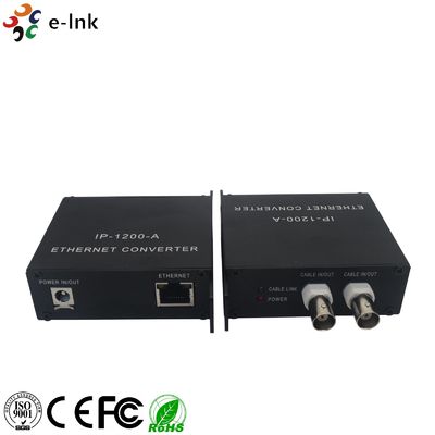 Fast Transmitting Ethernet Over Coax Extender Transceiver Metal Material With PoE