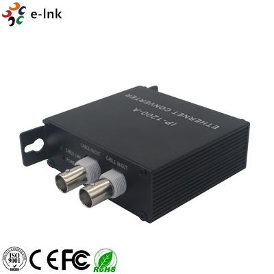 Fast Transmitting Ethernet Over Coax Extender Transceiver Metal Material With PoE