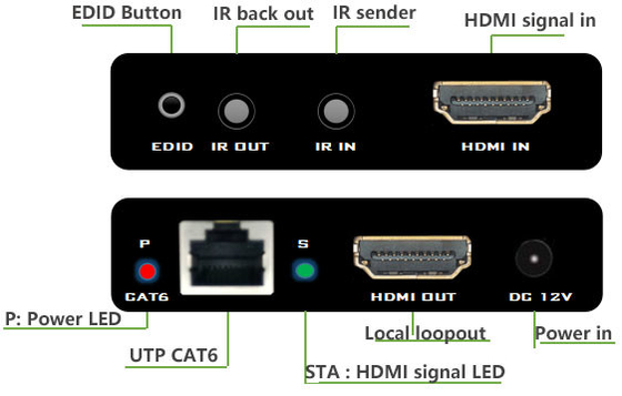 120 Meter Hdmi Network Extender KVM CAT6 6A 7 Cable With IR