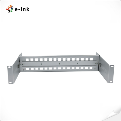 19 Inch Din Rail Standoff Bracket Adjustable Recesses 35mm Universal Rack Mount