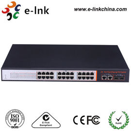 สวิตช์อีเธอร์เน็ตพอร์ต 10/100M 2 SFP Uplink สำหรับ Wireless APs ขนาด 440 มม. x 350 มม. x 45 มม.
