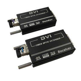 1.4km EDID Manual DVI Video เป็น Fiber Converter Mini 4K X 2K โหมดเดี่ยว 2 ปี