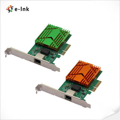 การ์ดเครือข่าย PCIe ความเร็วสูง 10G พร้อมเคเบิล 2.5G / 5G / 10G ผ่านสาย Cat 5e / 6a