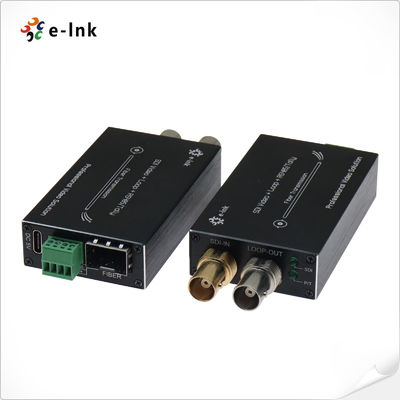ตัวแปลงไฟเบอร์ออปติก Mini 3G/HD-SDI อเนกประสงค์ พร้อมวิดีโอ เสียง และสัญญาณย้อนกลับ ระยะทางสูงสุด 80 กม.