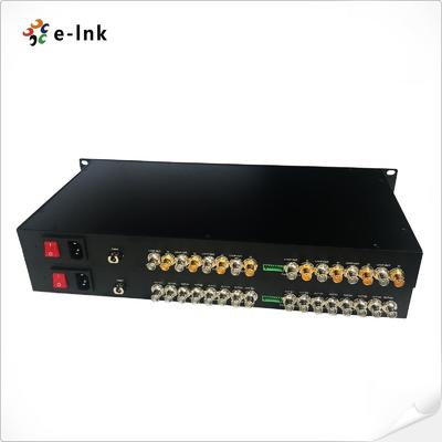 เครื่องแปลงไฟเบอร์ 3G-SDI 4 ช่อง 2 ด้าน