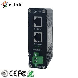 E-Link Gigabit Power Over Ethernet Injector 12 ~ 48VDC อินพุตไฟราง DIN / ตัวยึดติดผนัง