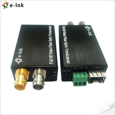 Mini 3G/HD-SDI เป็น Fiber Converter Extender พร้อมฟังก์ชัน Tally หรือ RS485 Data